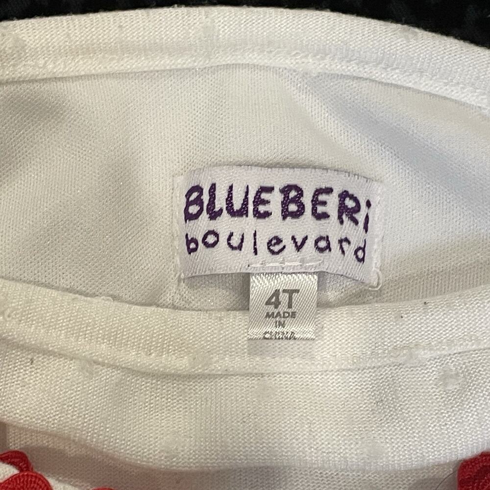 BlueBeri Blvd Girls Outfit 4T Nautical Coastal Sailor Capri Pants Casual - Picture 4 of 8